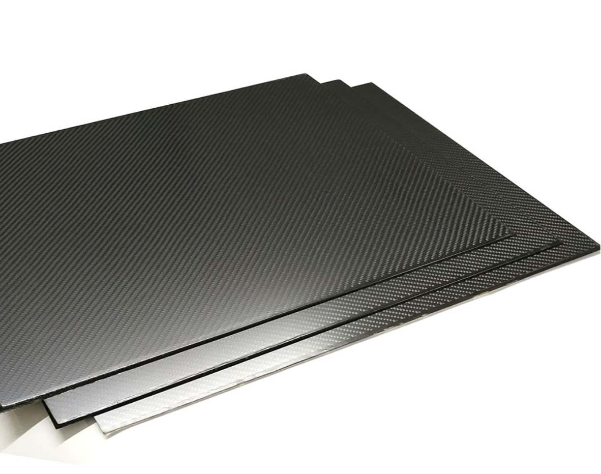 Black 4mm Carbon Fiber Sheet, For Industrial, Size: Custom Made at