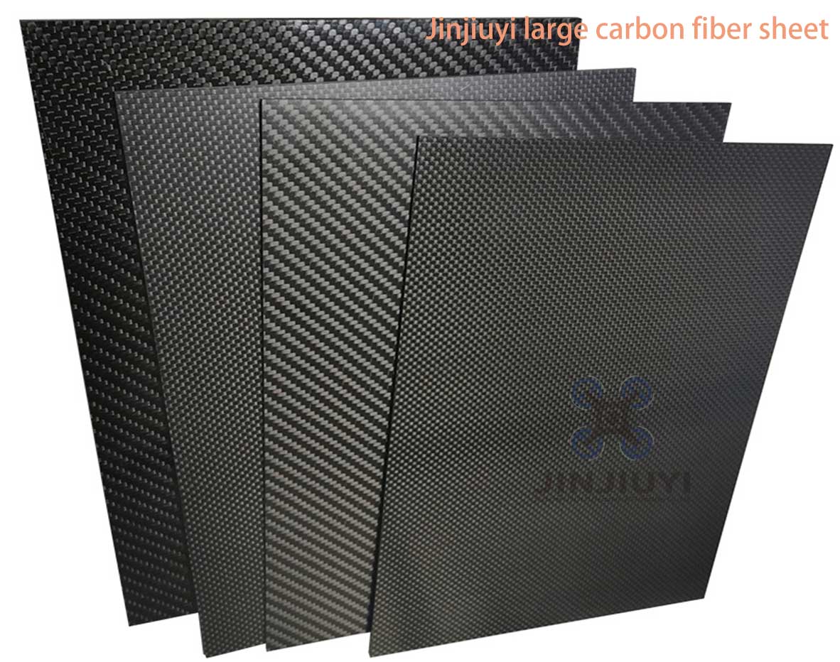 High strength glossy matte lightweight twill plain forged carbon fiber sheet
